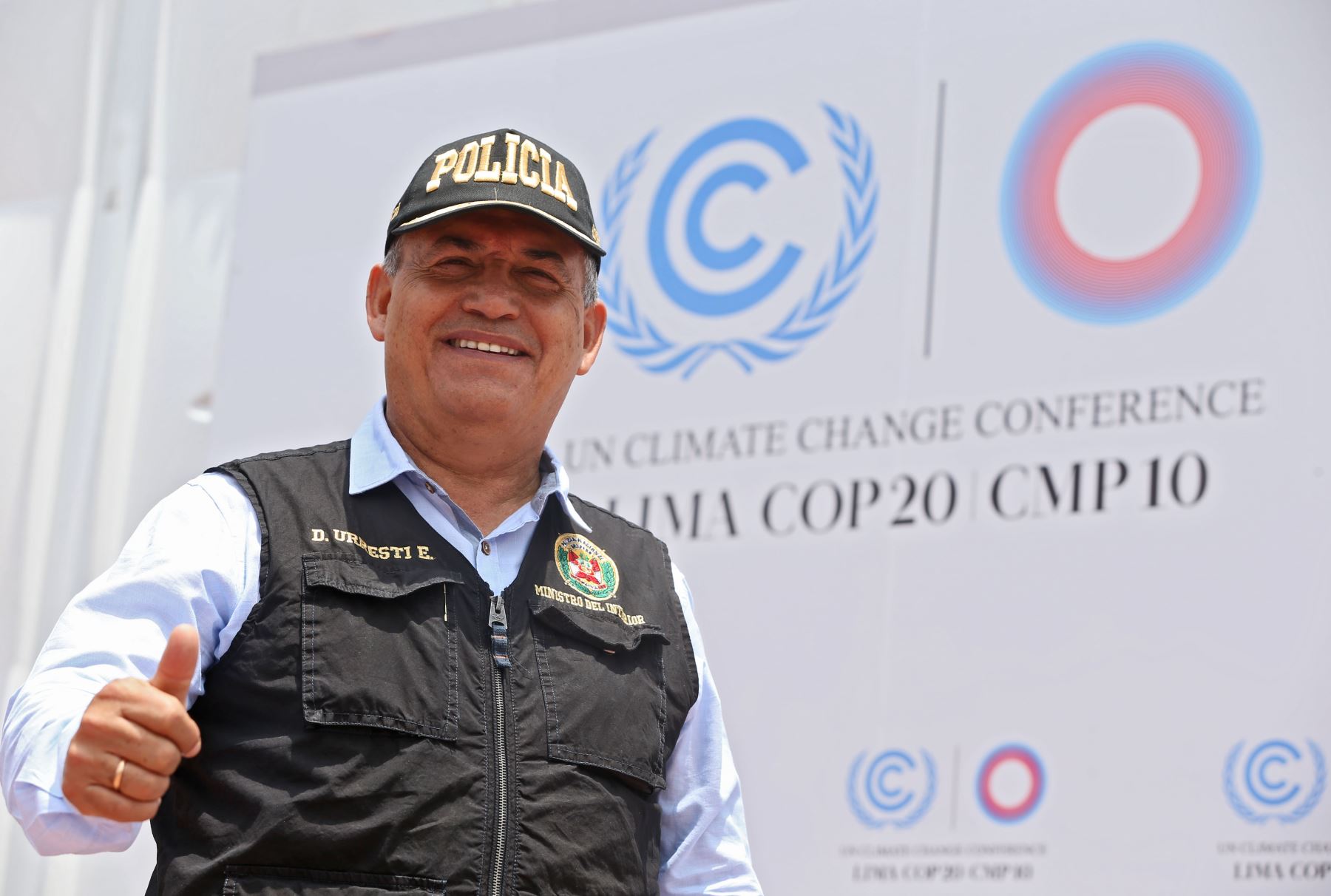 LIMA,PERÚ-DICIEMBRE 08.El Ministro del Interior, Daniel Urresti, visita sede del pentagonito donde se lleva a cabo la reuunión COP20.Foto:ANDINA/archivo.
