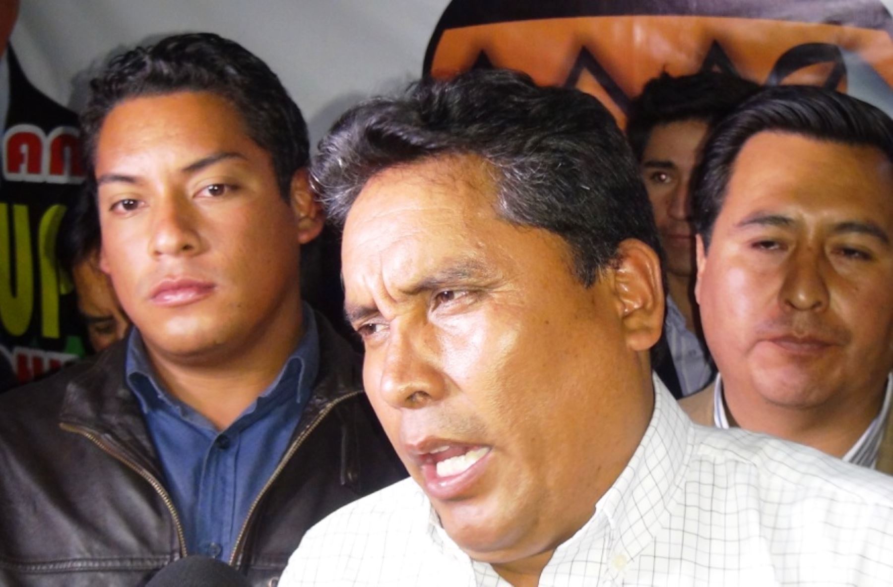 Gobernador regional de Junín, Ángel Unchupaico, destaca proceso descentralista puesto en marcha. ANDINA/Pedro Tinoco