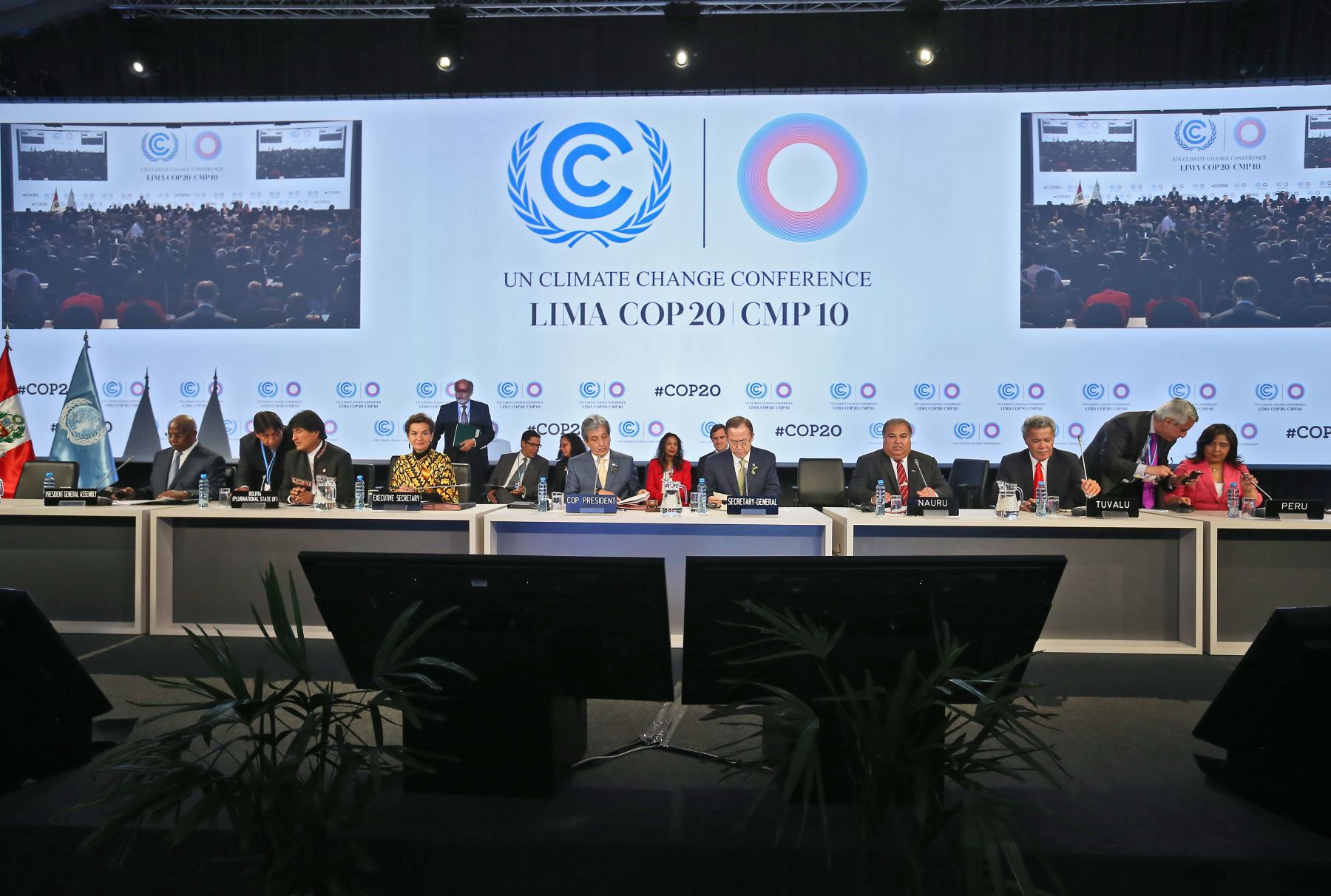 LIMA,PERÚ-DICIEMBRE 09.Inauguración del segmento de Alto Nivel de la COP20 en Lima.
Foto: ANDINA/archivo.