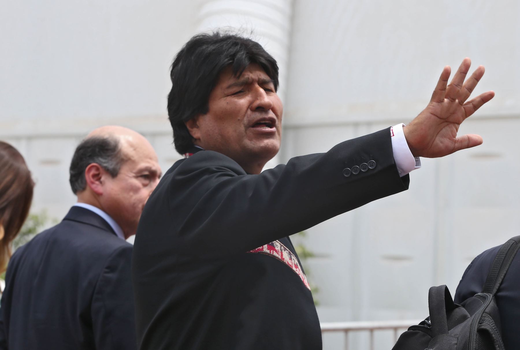 LIMA,PERÚ-DICIEMBRE 09.El Presidente de Bolivia, Evo Morales, en reunión de la COP20 en la sede del Pentagonito.Foto: ANDINA/archivo.