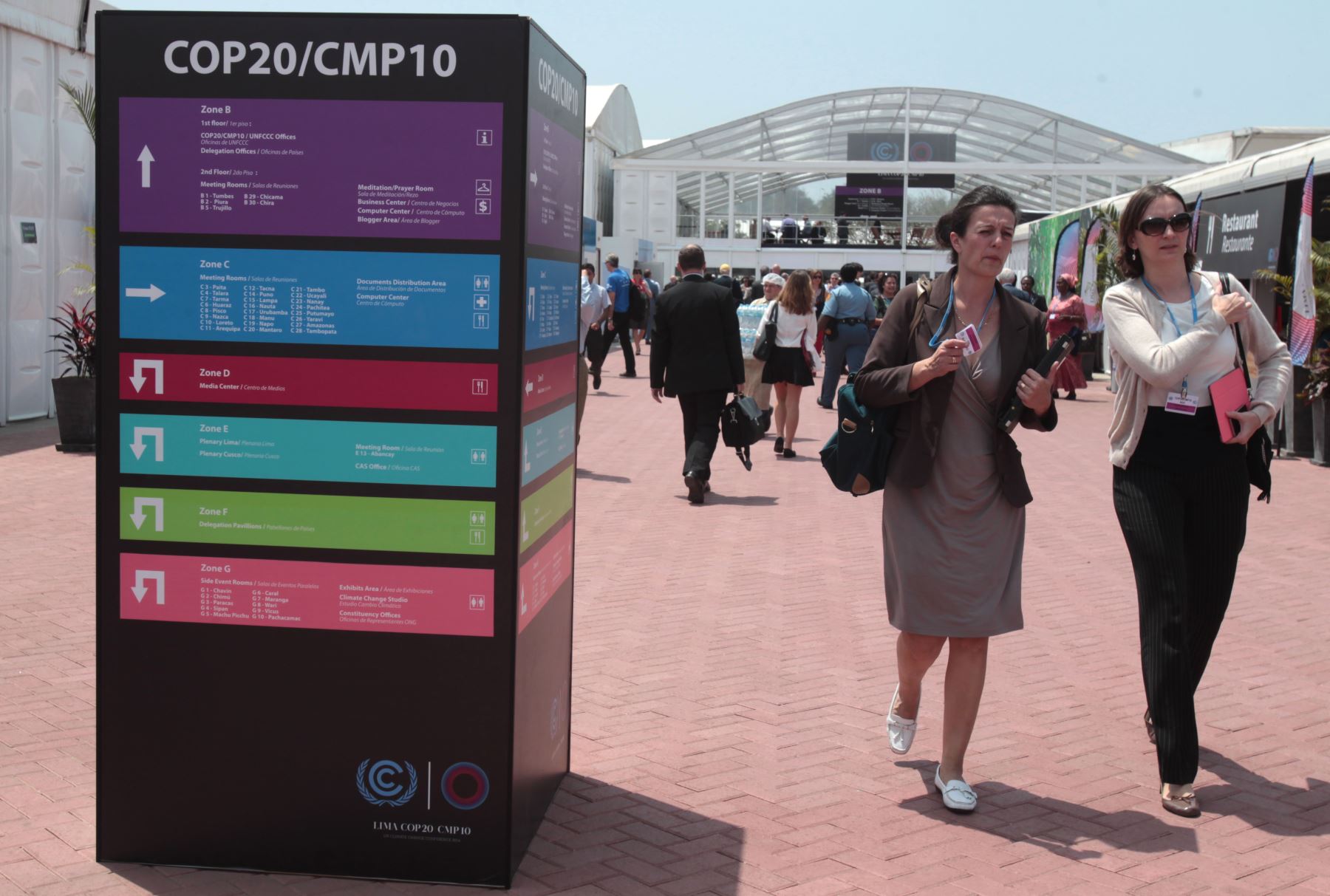 LIMA PERÚ, DICIEMBRE 10. Continúan las actividades en la COP20.  Foto: ANDINA/Melina Mejía