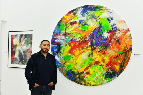 Pintor arequipeño Juan Carlos Zeballos Moscair