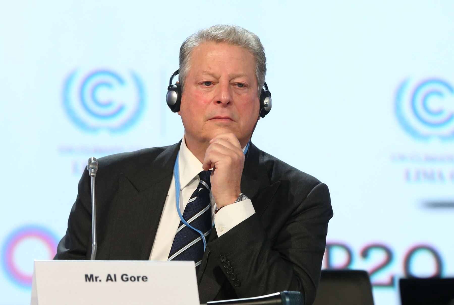 LIMA,PERÚ-DICIEMBRE 11.Al Gore participa en la reunión de Segmento de Alto Nivel en la COP20.Foto: ANDINA/archivo.