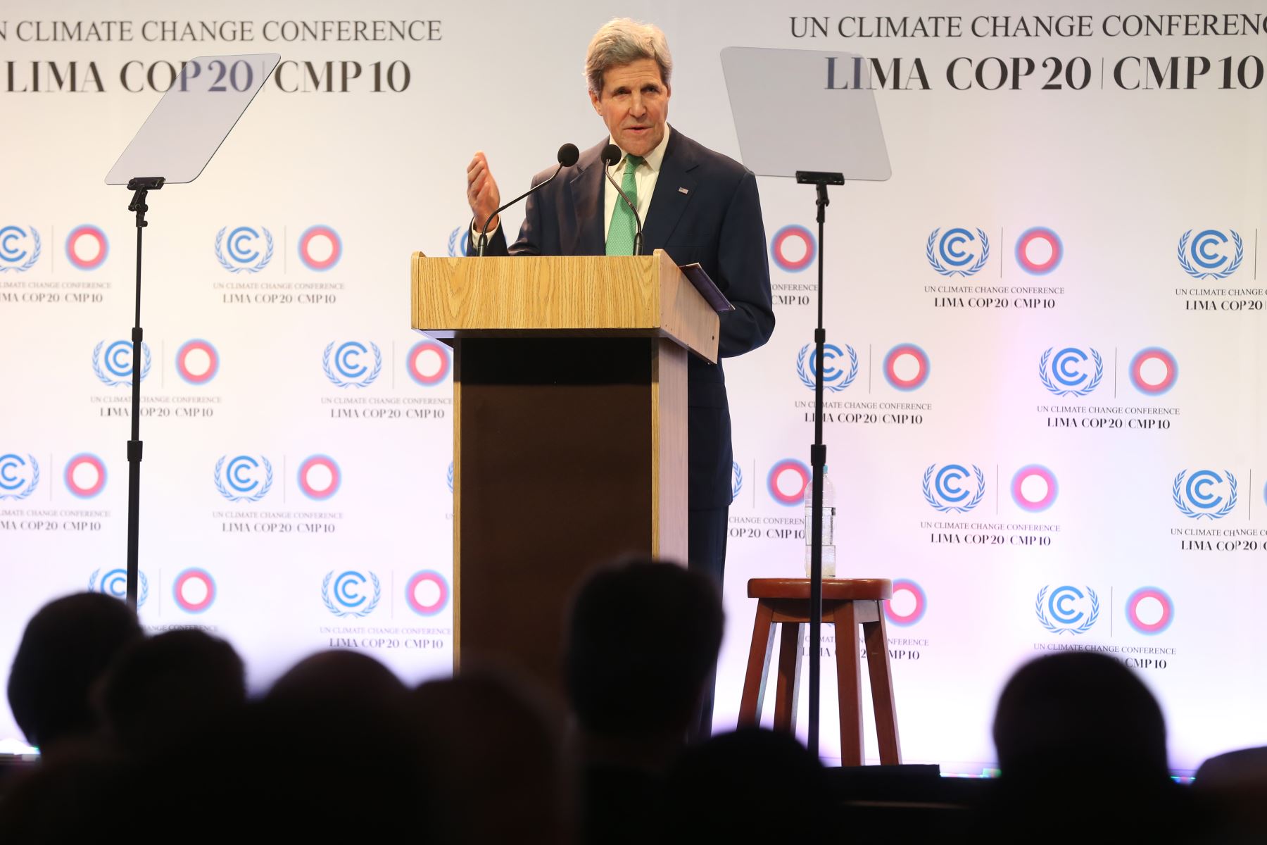 LIMA,PERÚ-DICIEMBRE 11.Conferencia del Secretario de Estado de los  Estados Unidos, John Kerry en la COP20.Foto: ANDINA/archivo.