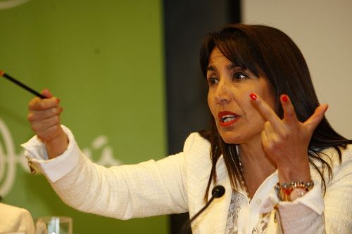 LIMA,PERÚ-DICIEMBRE 22.Conferencia de Prensa de Ministra de Comercio Exterior y Turismo Magaly Silva.Foto:ANDINA/Héctor Vinces.