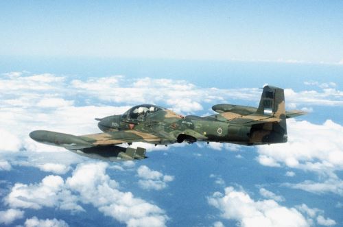 Avión Cessna A-37, usado para vuelos de interdicción aérea. FOTO: Cortesía