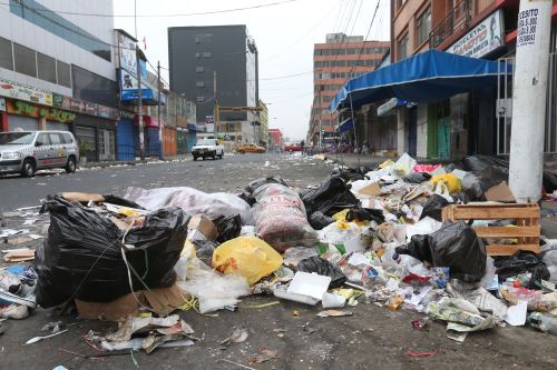 LIMA,PERÚ- Gran cantidad de basura.Foto: ANDINA/Vidal Tarqui