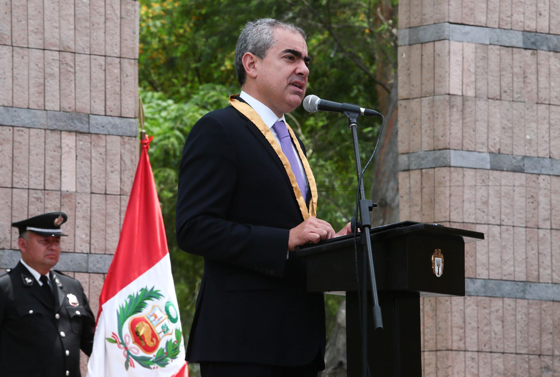 Alcalde de Sán Isidro, Manuel Velarde. Foto. ANDINA/Carlos Lezama