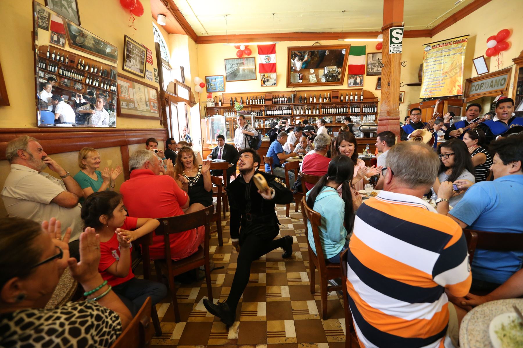Vista del emblemático restaurante Cordano.Foto:  ANDINA/Norman Córdova