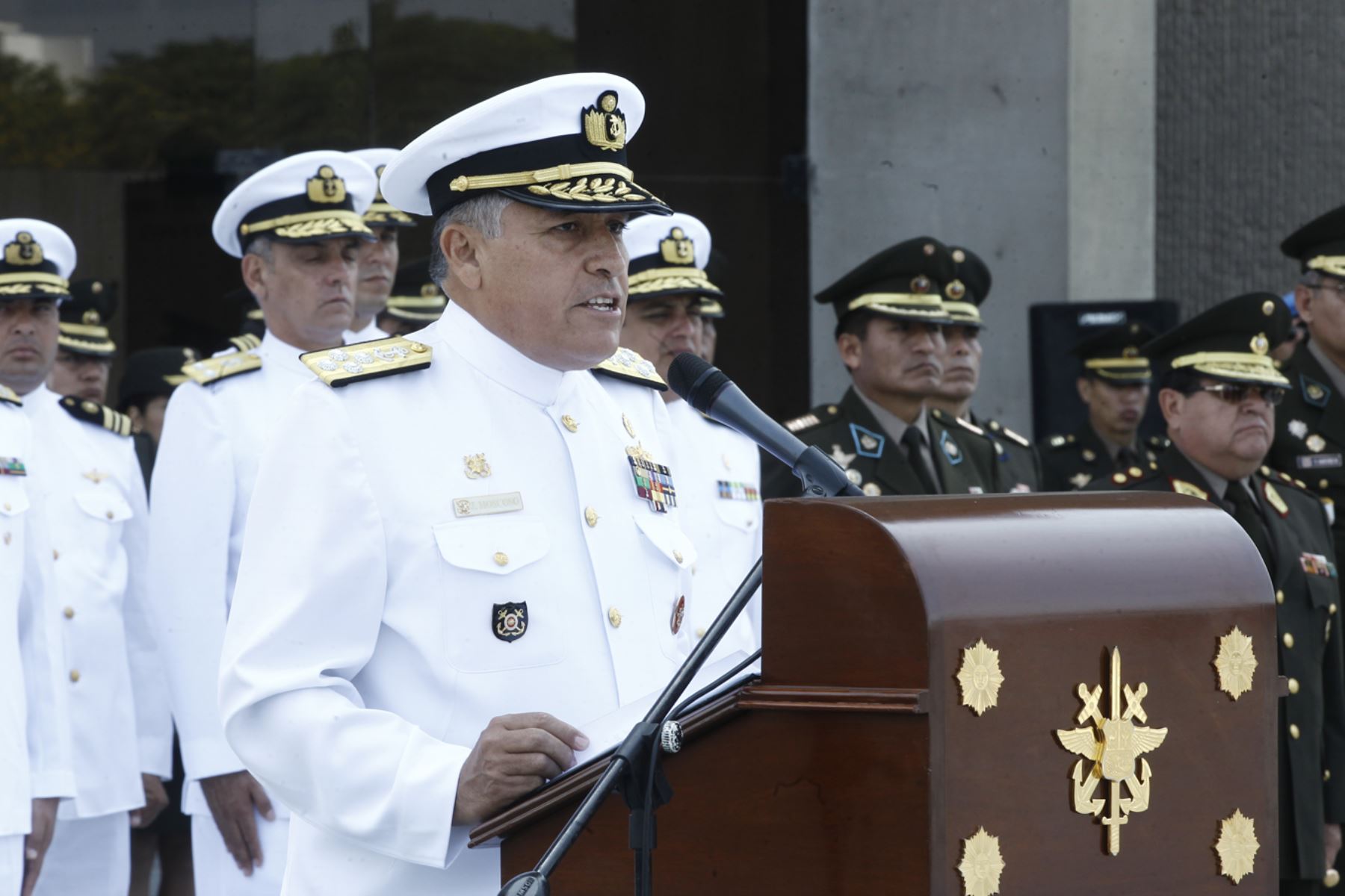 Jefe del Comando Conjunto de las Fuerzas Armadas, Jorge Moscoso. Foto: Archivo.