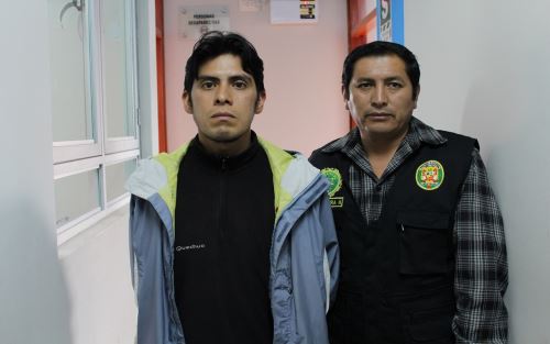 Luis Enrique Umeres Champi (35) es sindicado como el presunto asesino de un niño de 1 año y 10 meses. FOTO: ANDINA/Percy Hurtado