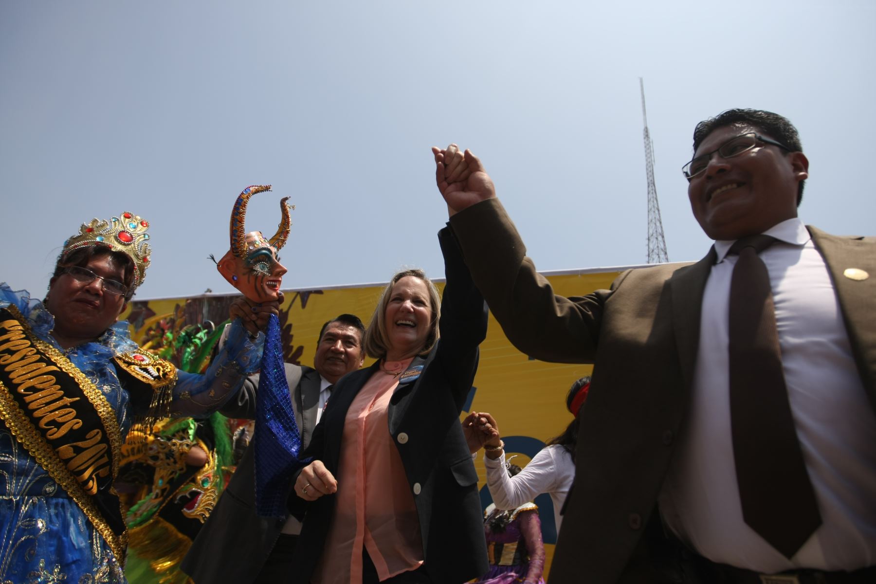 LIMA,PERÚ-ENERO 22.La Ministra de Cultura,Diana Álvarez Calderón presenta programa de la festividad Virgen de la Candelaria, patrimonio cultural inmaterial de la humanidad.Foto:ANDINA/ ANDINA/Renato Pajuelo.