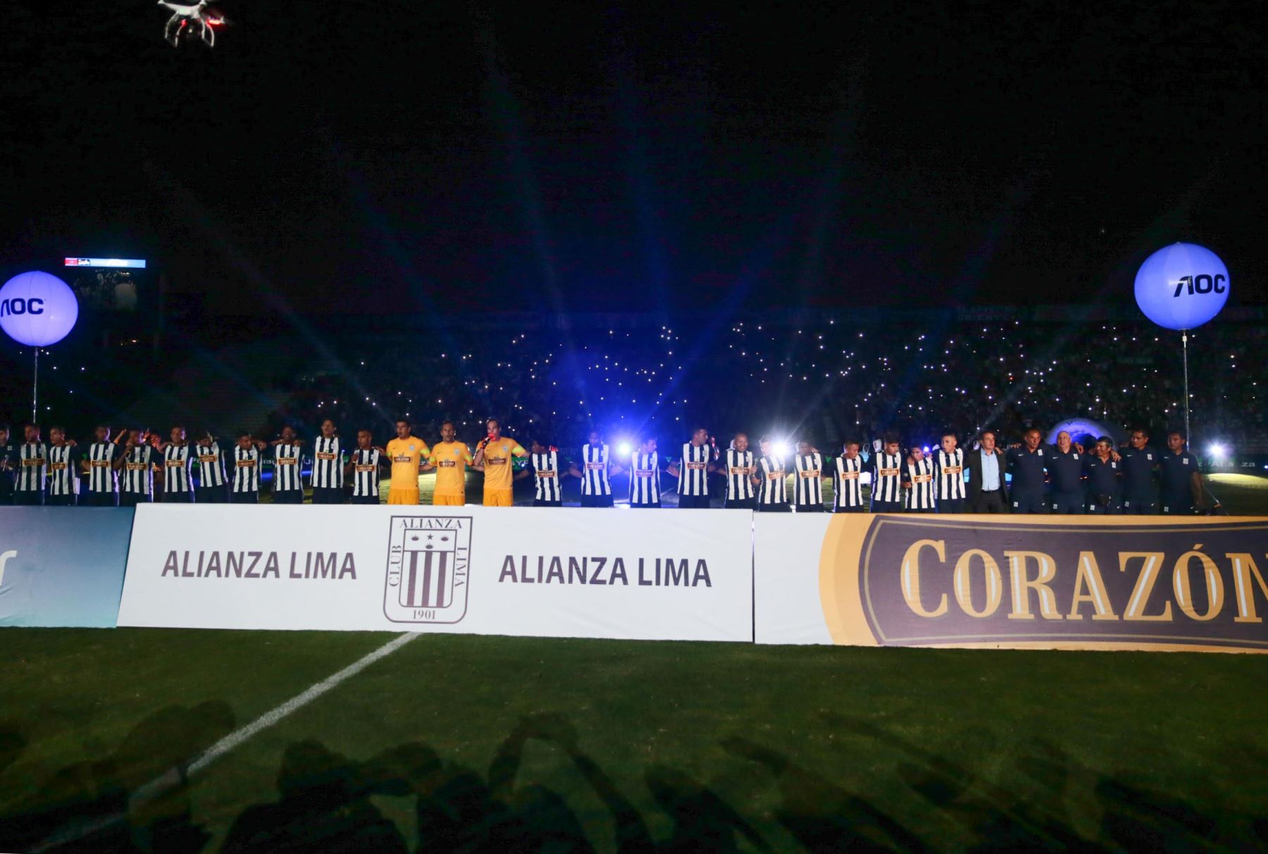 LIMA,PERÚ-ENERO 27.Alianza Lima gano por un tanto a cero al Fénix de Uruguay en su presentación oficial.Foto:ANDINA/Carlos Lezama