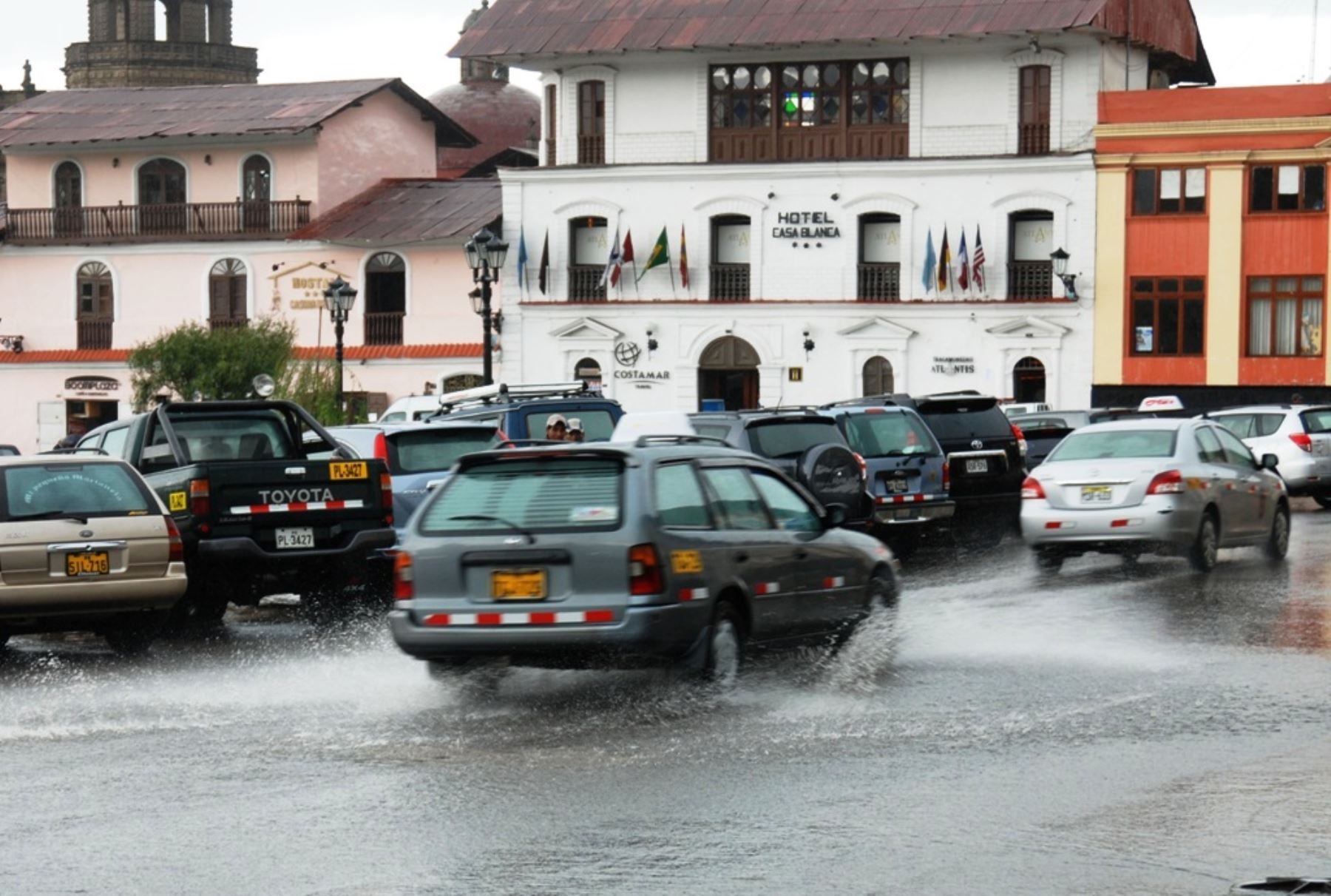 Cajamarca soportará un periodo de lluvias de gran intensidad desde este fin de semana y que afectará principalmente a cinco provincias de la zona central de esta región, alertó el Senamhi. ANDINA/archivo