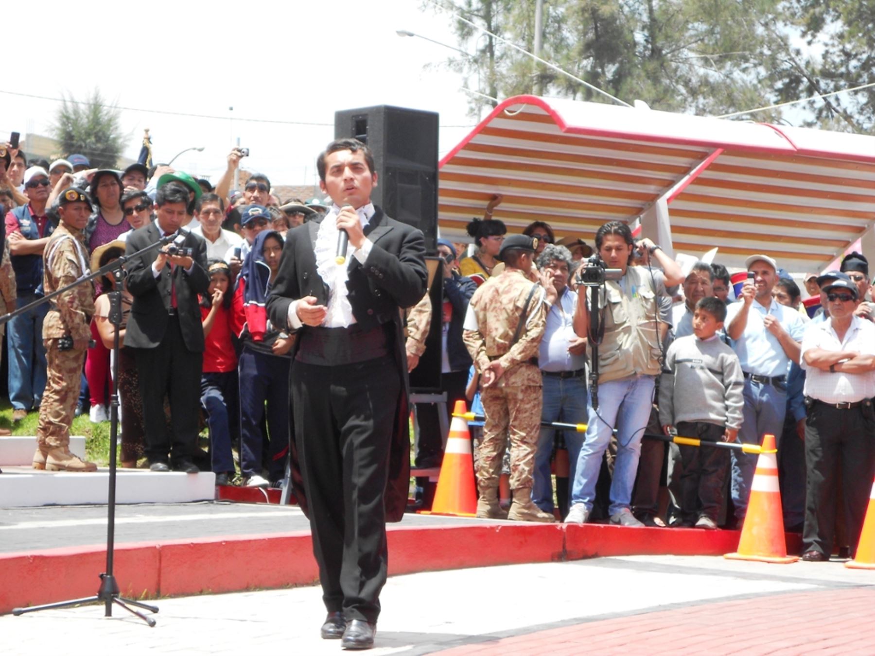 Recordaron bicentenario de la muerte de Mariano Melgar en Arequipa. Foto: ANDINA/Rocío Méndez.