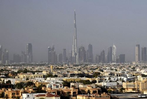 Vista de la ciudad de Dubái. Foto: AFP