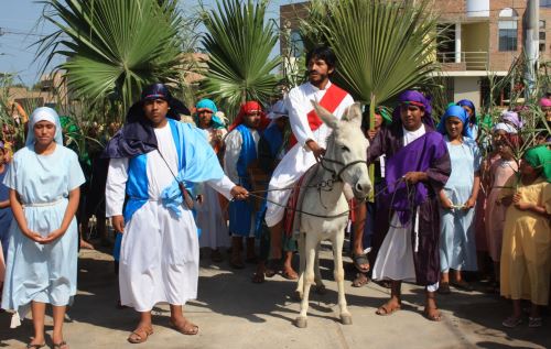 La Semana Santa en Reque es una de las manifestaciones religiosas más tradicionales de Lambayeque. ANDINA/Archivo