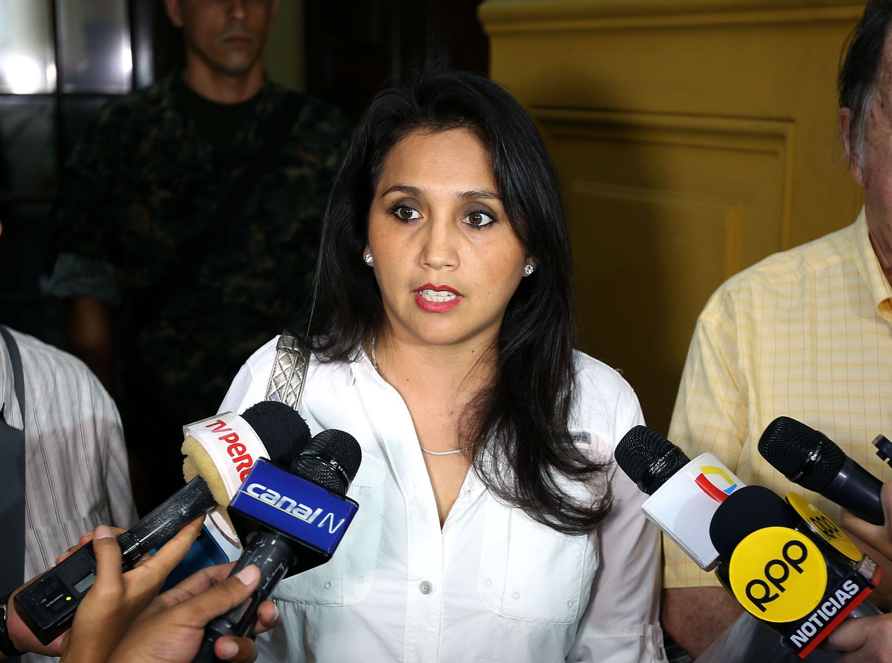 Presidenta del Congreso peruano, Ana María Solórzano. ANDINA/Difusión