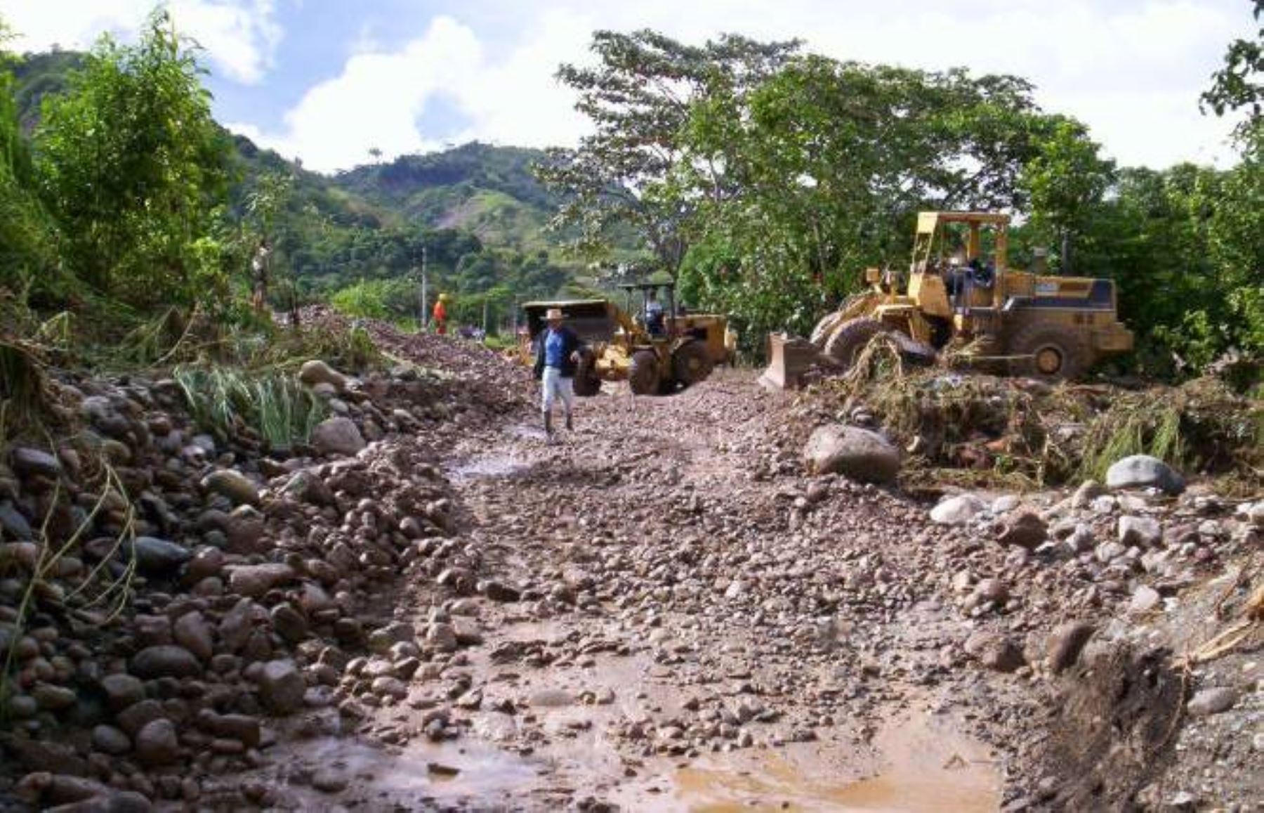 Terrenos de cultivo y tramos viales fueron los más afectados por las lluvias, deslizamientos e inundaciones que se registran en Amazonas. ANDINA/Archivo