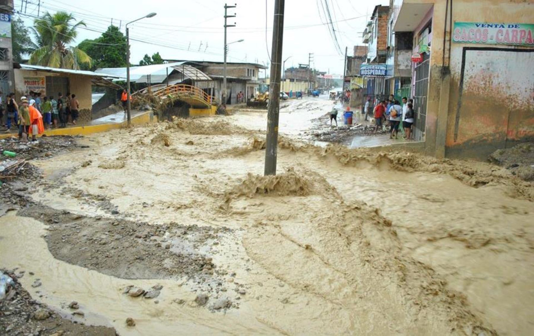 Diversas localidades de Amazonas resultaron afectadas por las inundaciones y deslizamientos originados por las lluvias intensas. ANDINA