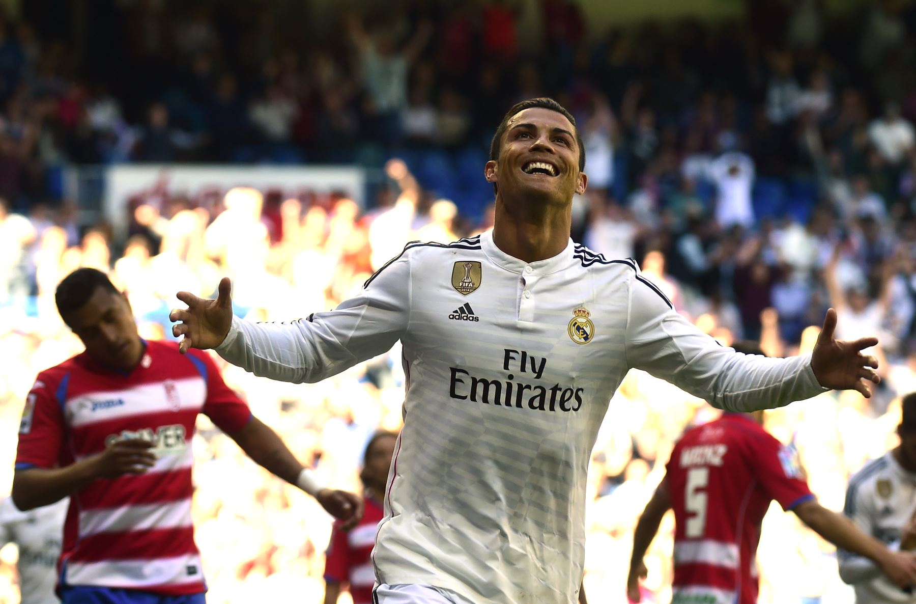 Cristiano Ronaldo Fucking - Real Madrid aplastÃ³ 9-1 al Granada con cinco goles de Cristiano Ronaldo |  Noticias | Agencia Peruana de Noticias Andina
