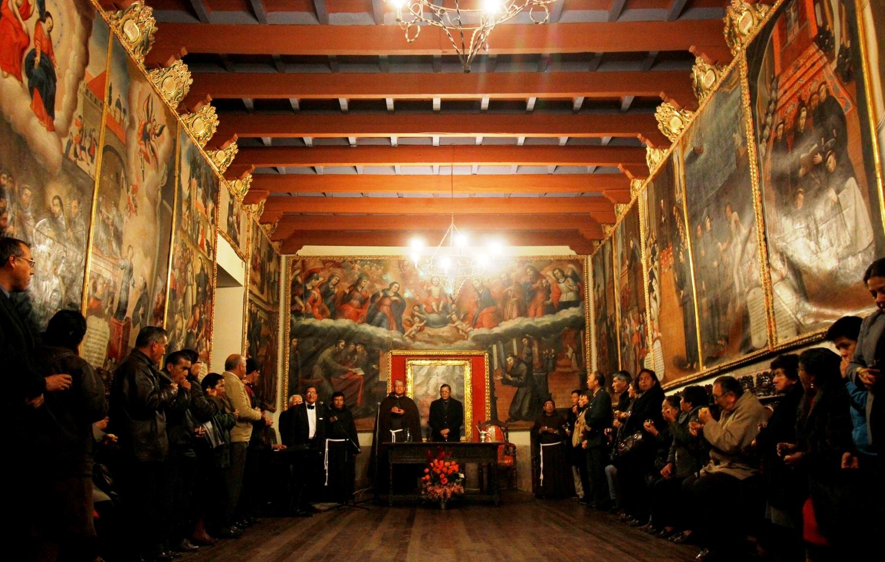 El museo Máximo del Convento de San Francisco de Asís de Cusco exhibirá las obras de arte que atesora desde el siglo XVI. ANDINA/Percy Hurtado