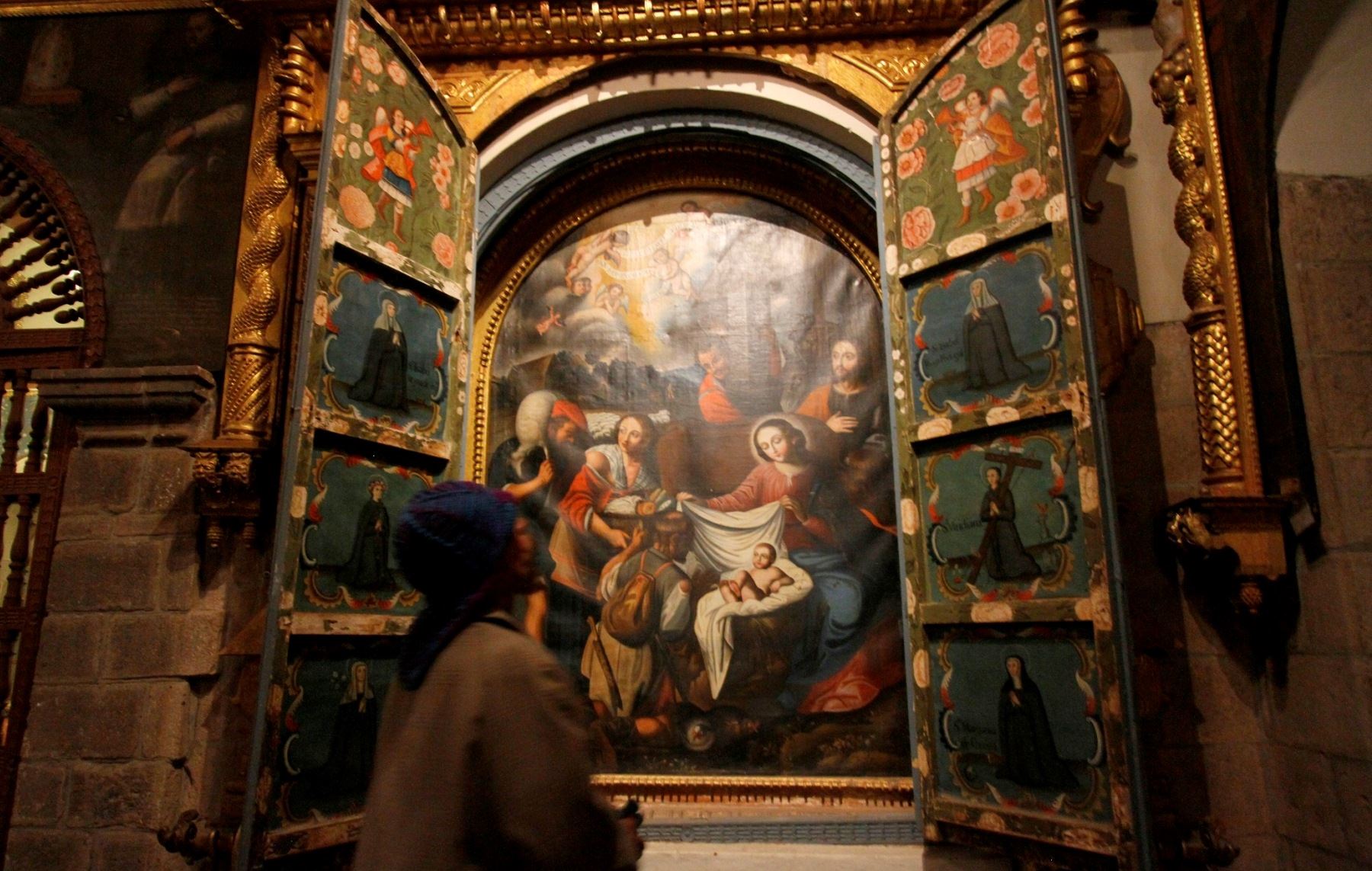 El museo Máximo del Convento de San Francisco de Asís de Cusco exhibirá las obras de arte que atesora desde el siglo XVI. ANDINA/Percy Hurtado