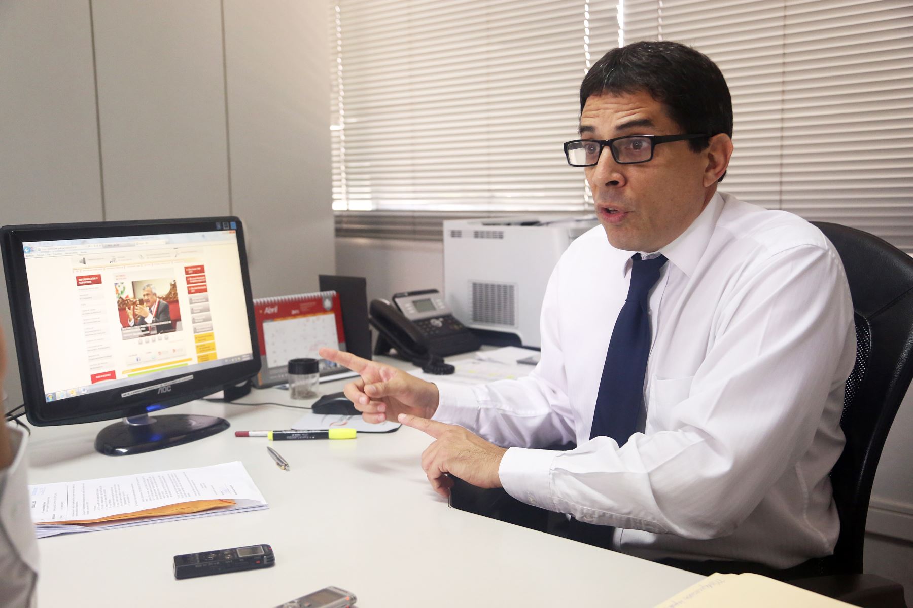 Fernando Rodríguez Patrón, jefe del Registro de Organizaciones Políticas (ROP) del JNE.