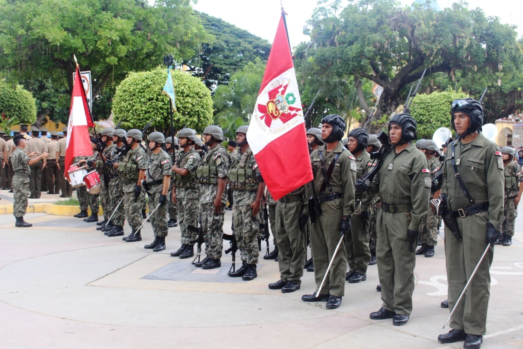 Autoridades de Tumbes rindieron homenaje a comandos Chavín de Huántar. Foto: ANDINA/difusión.