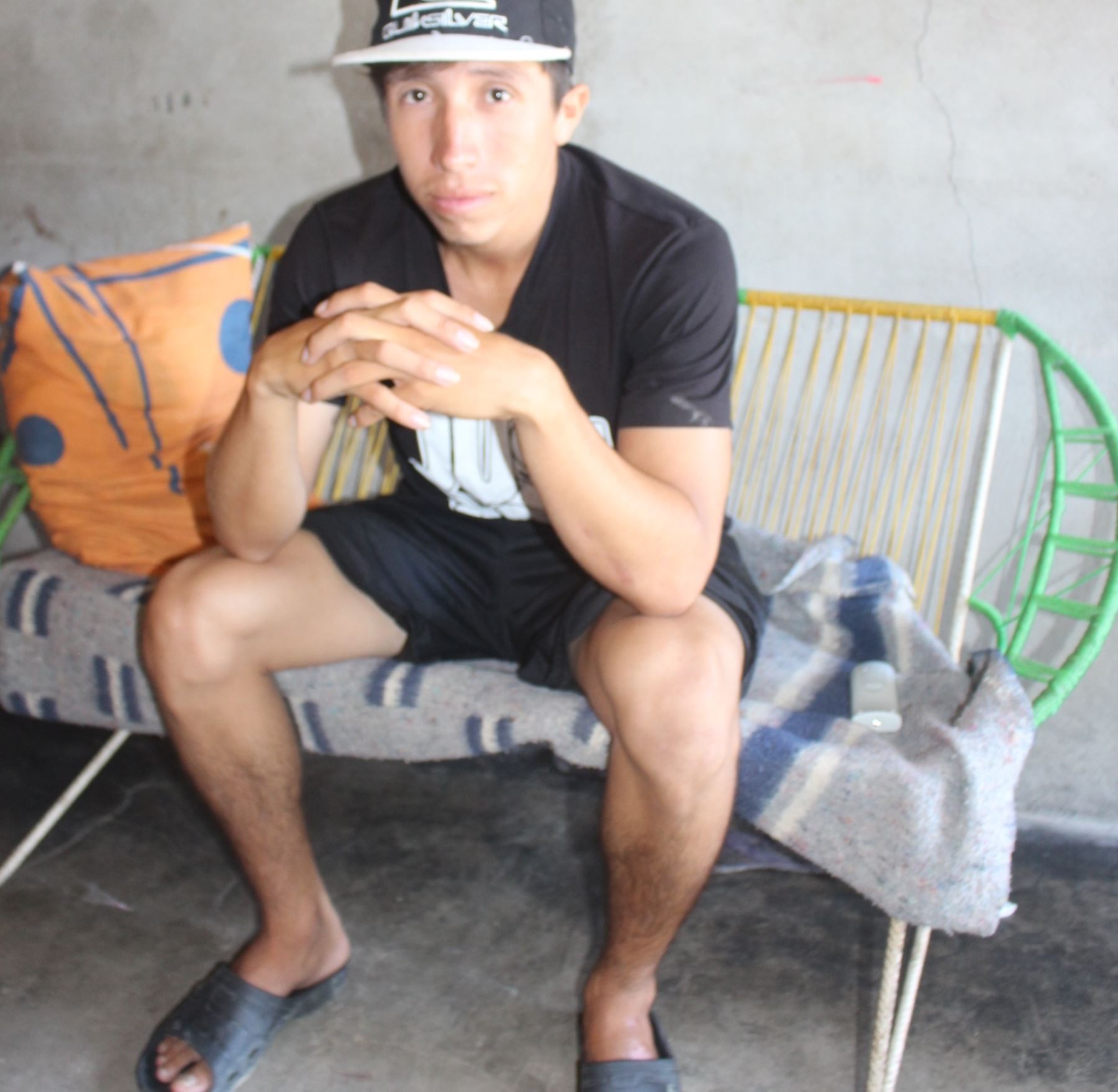 Erick Cruz Guerrero es el joven pescador tumbesino que capturó a la gigantesca mantarraya. ANDINA