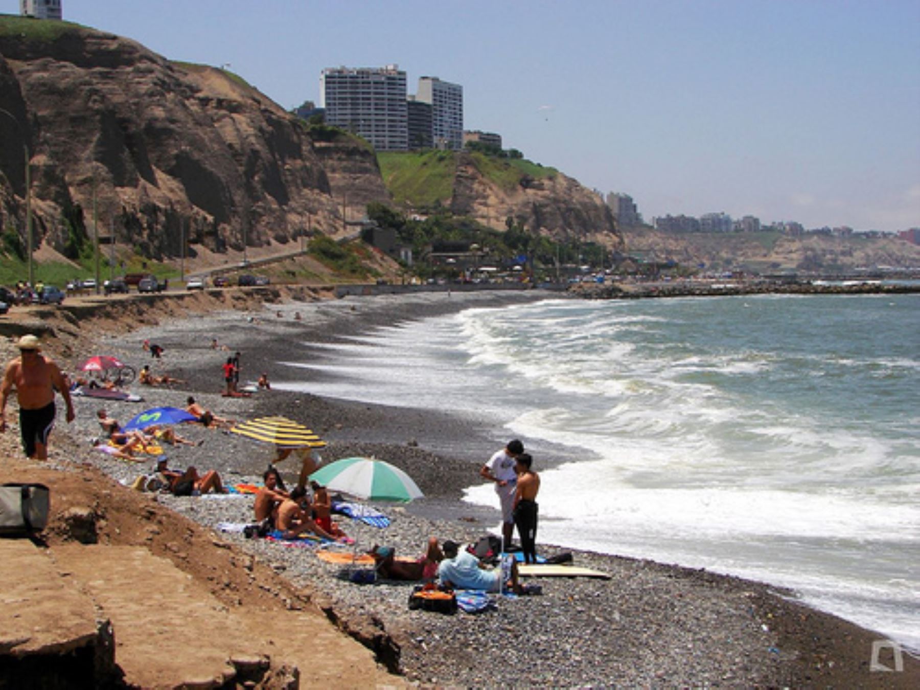 Playa La Pampilla en la Costa Verde. Foto: Internet