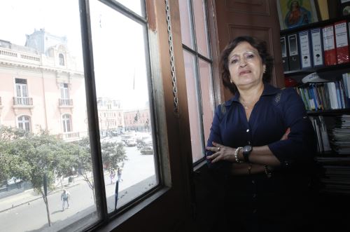 ANDINA/Juan Carlos Guzmán Carmela Sifuentes representará a la CGTP en el Foro del AN mañana.
