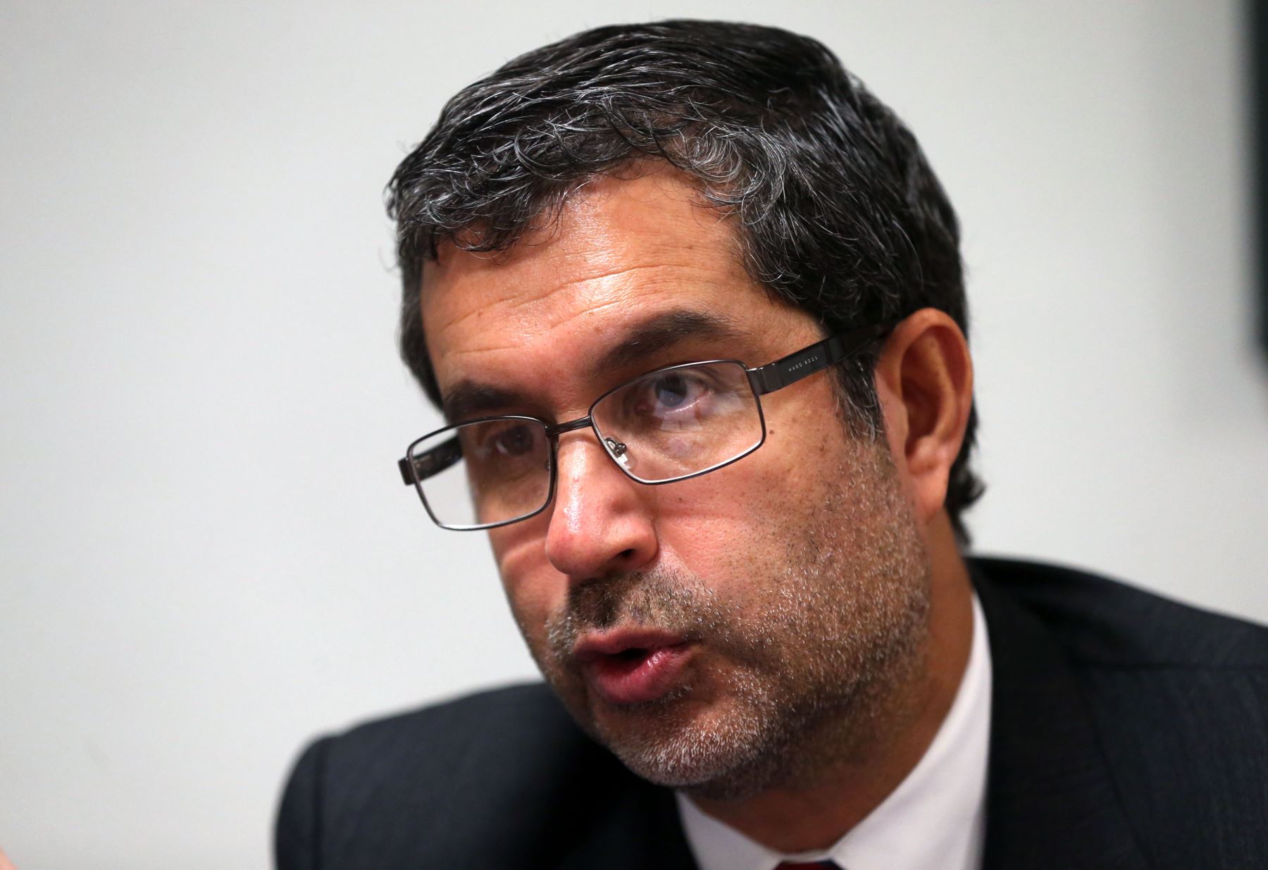 Sergio Espinosa, jefe de la Unidad de Intelligencia Financiera. ANDINA/Vidal Tarqui