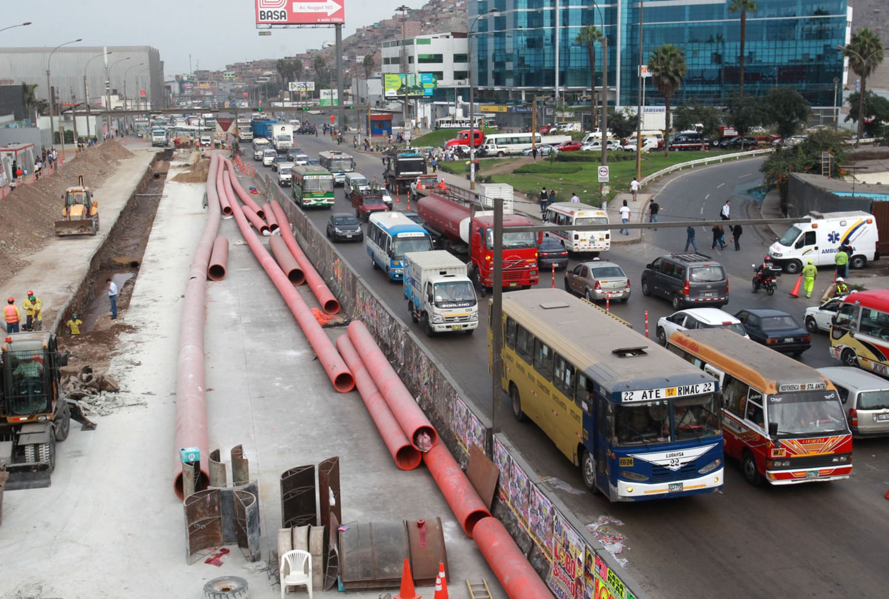 Línea 2 de Metro de Lima hará la zona más atractiva para la inversión . Foto: ANDINA/Melina Mejía