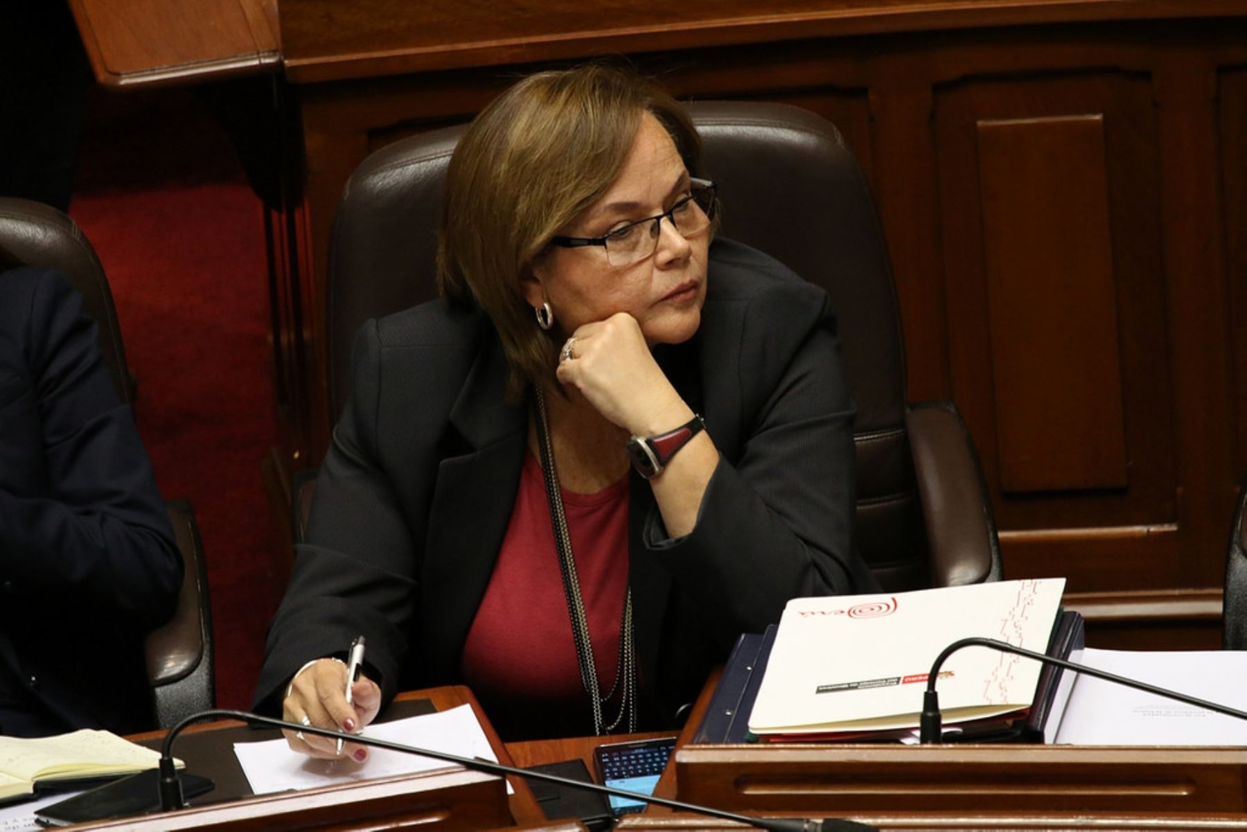 Ministra de Energía y Minas, Rosa María Ortiz