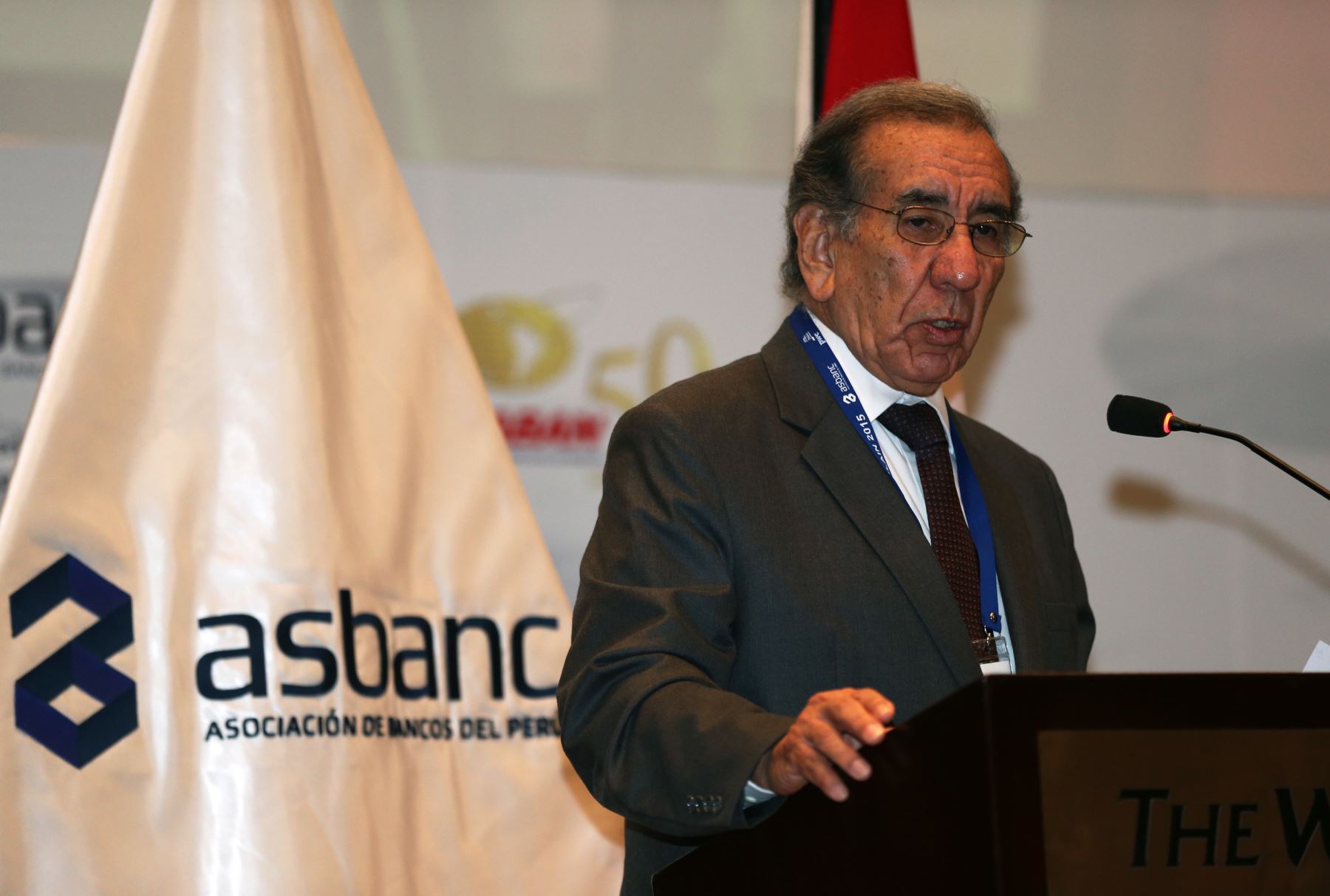 Presidente de Asbanc, Oscar Rivera. ANDINA/Norman Córdova