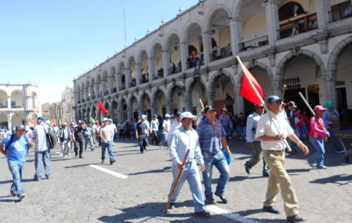 Empresarios de turismo de Arequipa temen por reinicio de protestas. ANDINA/archivo