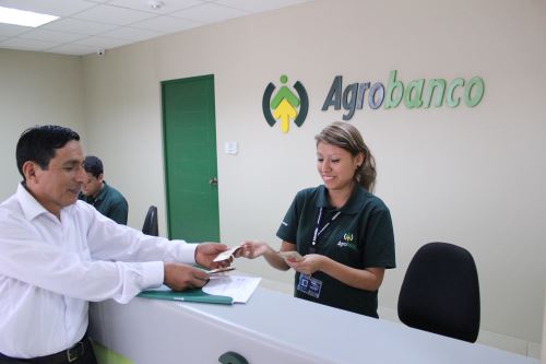 Agencia de Agrobanco. ANDINA/Difusión