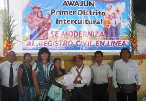 Reniec implementa primer registro civil bilingüe en línea en castellano y awajún. Foto: ANDINA/Difusión.