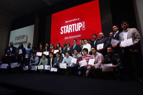 LIMA,PERÚ-MAYO 26.Ministro Piero Ghezzi en Evento "Startup Perú:Segunda Generación.Foto:ANDINA/Héctor Vinces.