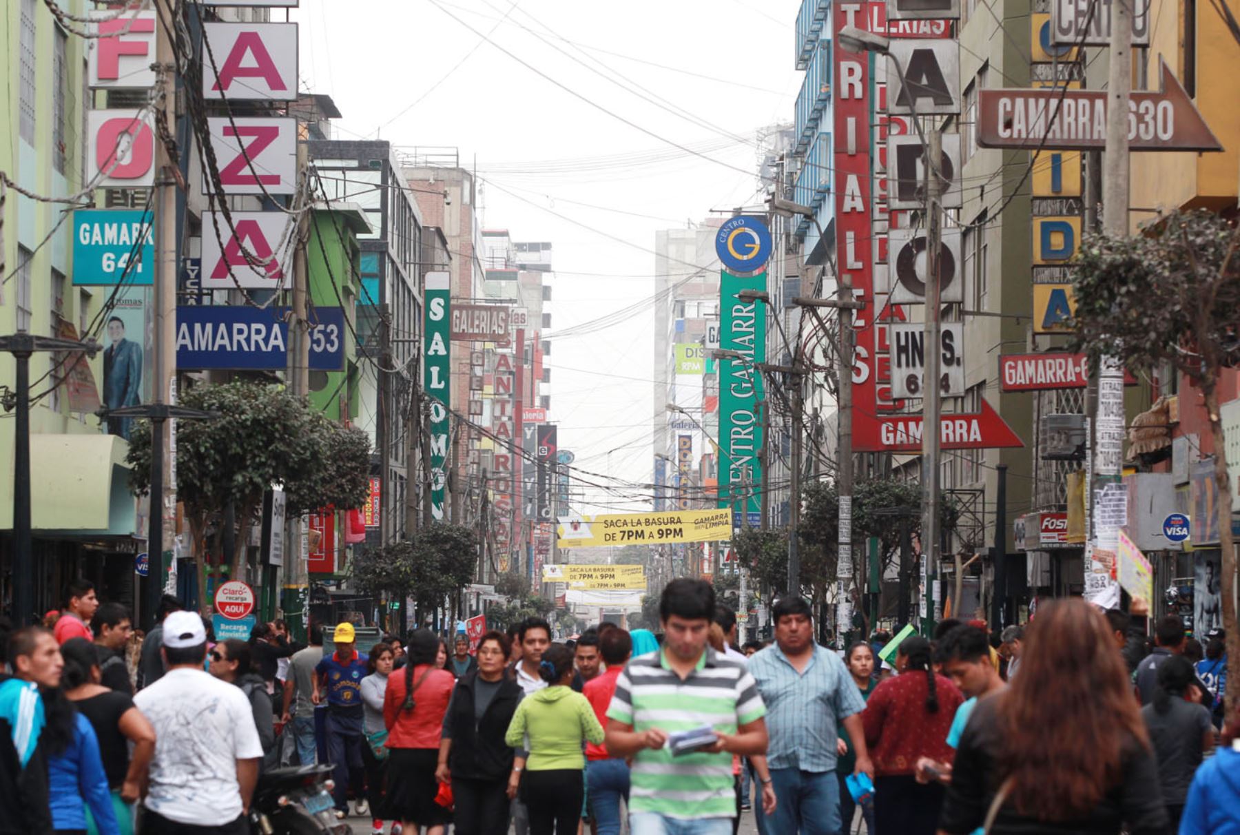 Policía Nacional reforzará seguridad en emporio de Gamarra. Foto: ANDINA/Melina Mejía