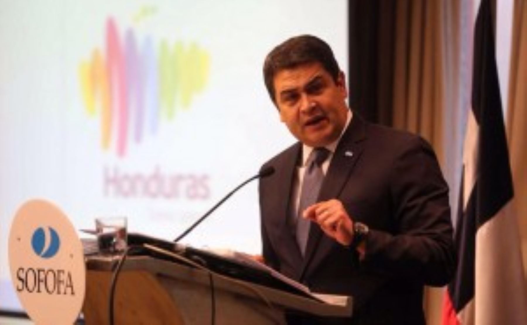El presidente de Honduras, Juan Orlando Hernández. Difusión