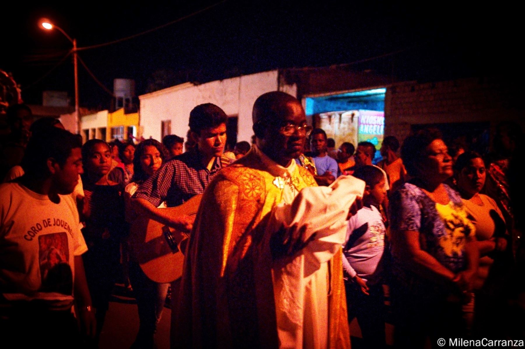 Hatajo de Negritos. La fiesta se celebra en honor del Niño Dios en El Carmen, Chincha. Foto: Milena Carranza Valcárcel/Cortesía