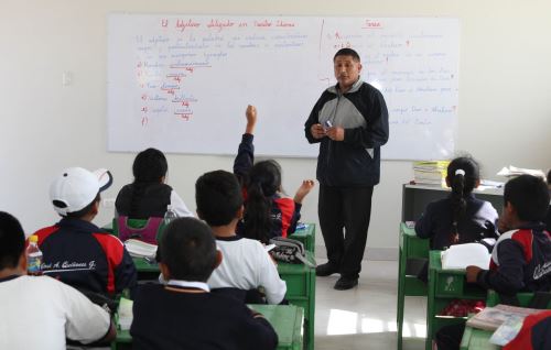Alumnos deberán recuperar las horas de clases perdidas hasta enero del 2020, recordó la Defensoría del Pueblo. Foto: ANDINA/Difusión