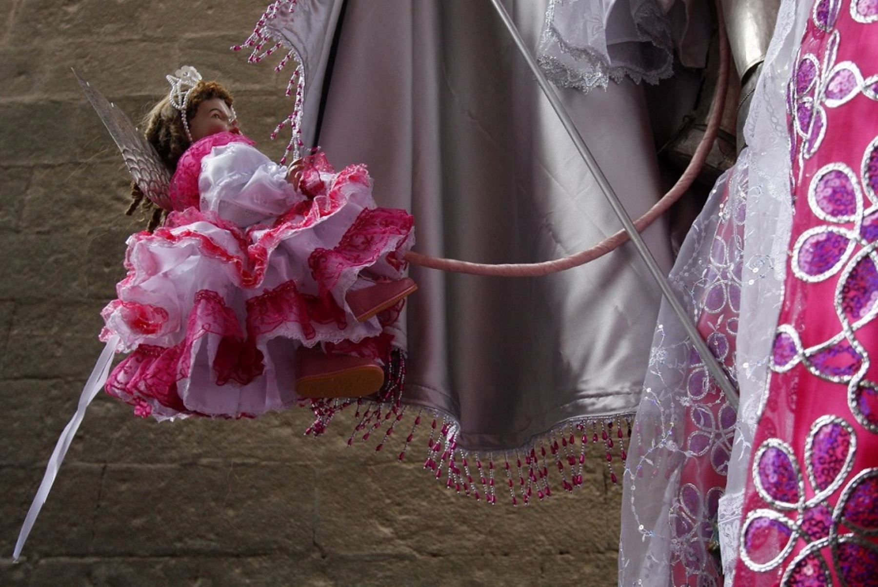 Uno de los "kilquitos" o niños de la milagrosa Virgen de los Remedios. ANDINA/Percy Hurtado