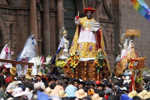 Corpus Christi: conoce las curiosidades de las imágenes que recorren la ciudad del Cusco. ANDINA/Percy Hurtado Santillán