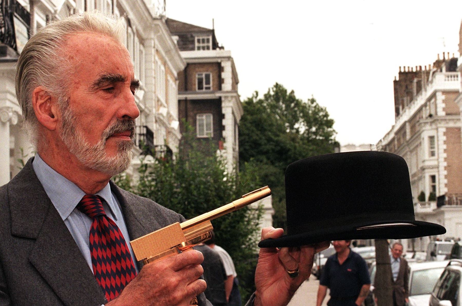 El actor británico Christopher Lee. Foto AFP.