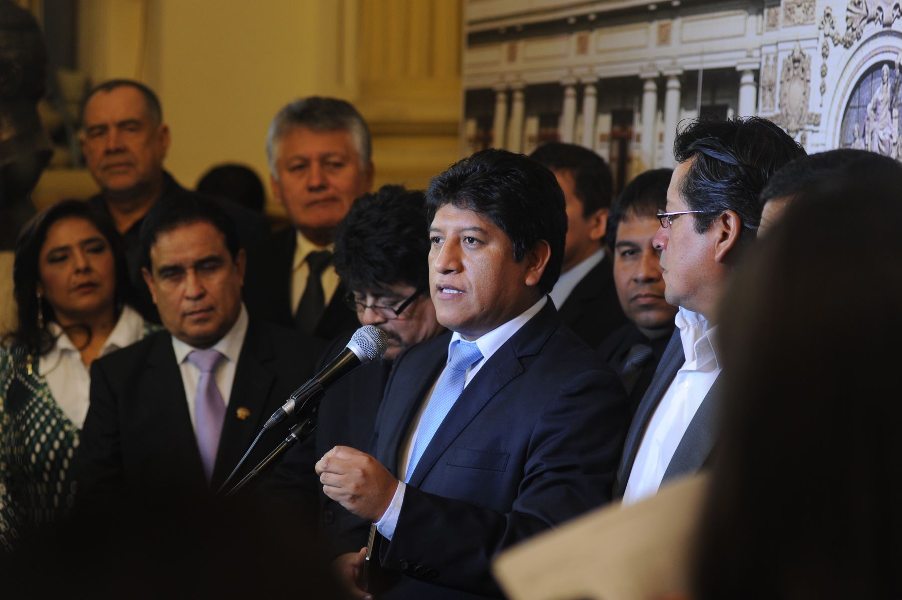 ANDINA/Difusión La bancada de Gana Perú respondió a las versiones sobre un supuesto enfrentamiento con el Gabinete por el Lote 192.