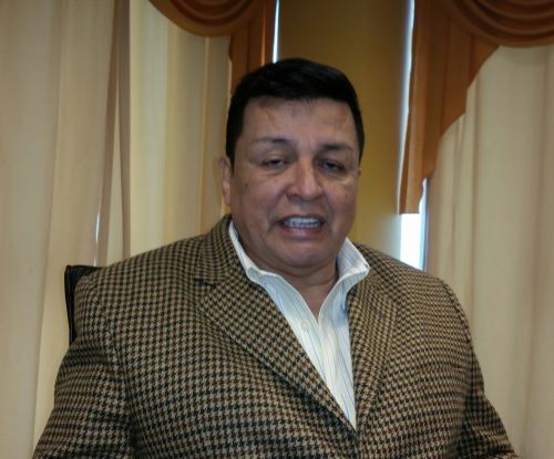 Líder del Partido Vamos Perú y alcalde de la Municipalidad Provincial del Callao, Juan Sotomayor García. ANDINA
