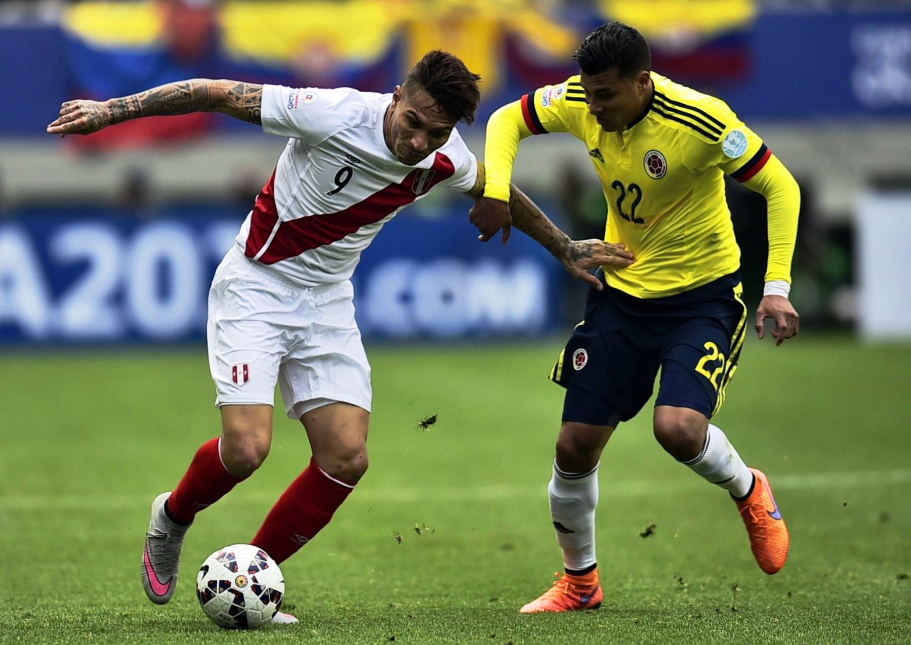 Perú vs. colombia, Copa América 2015, Paolo Guerrero